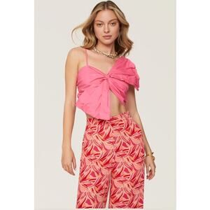 Ashley Park x RTR | Pink Bow Crop Top Size Medium